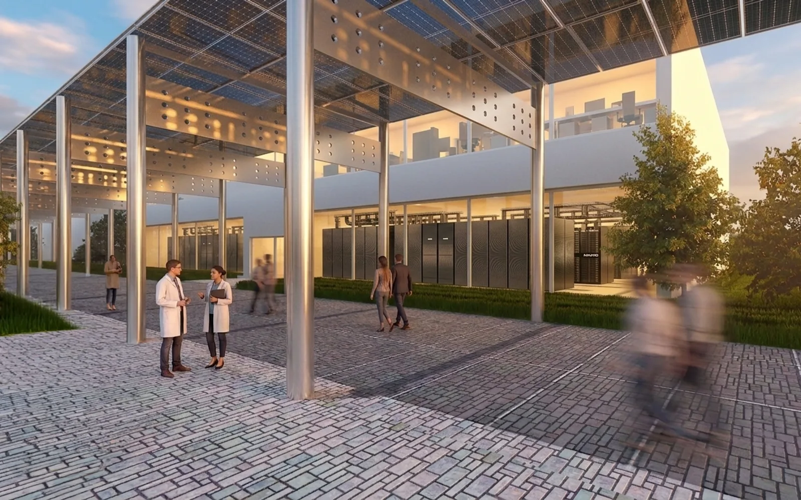 Rendering of the Quantum Hub