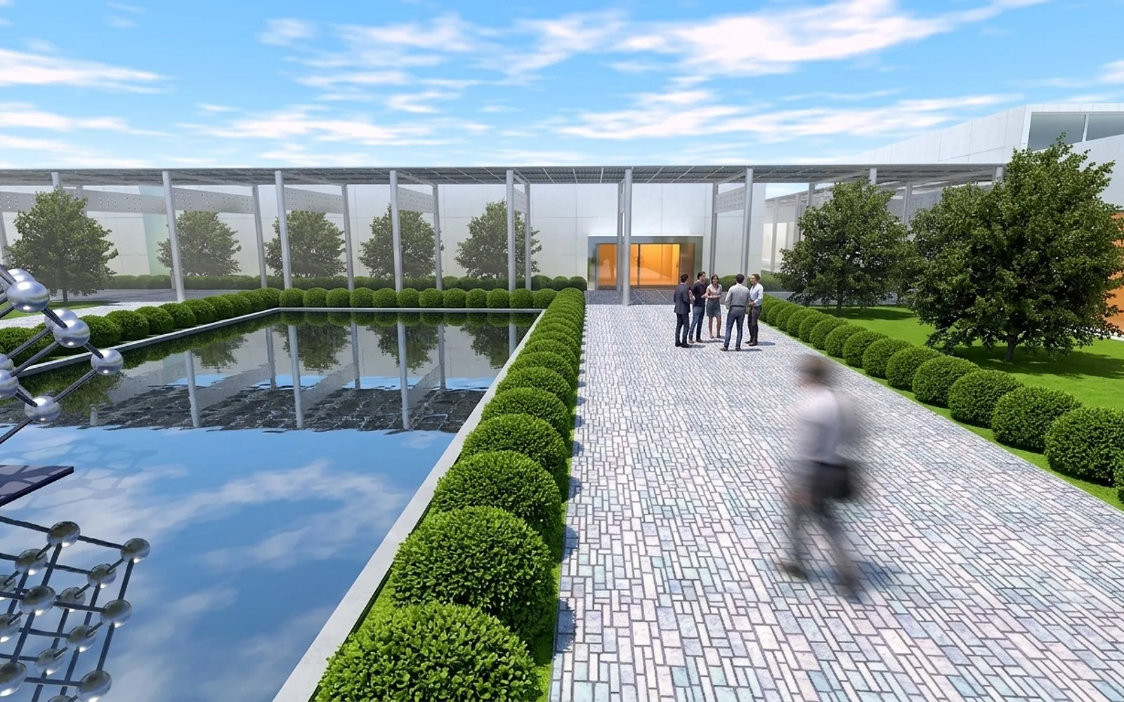 Rendering of the Fab, a fabrication facility